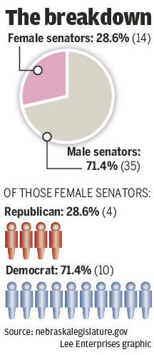 Legislature 2019 gender breakdown